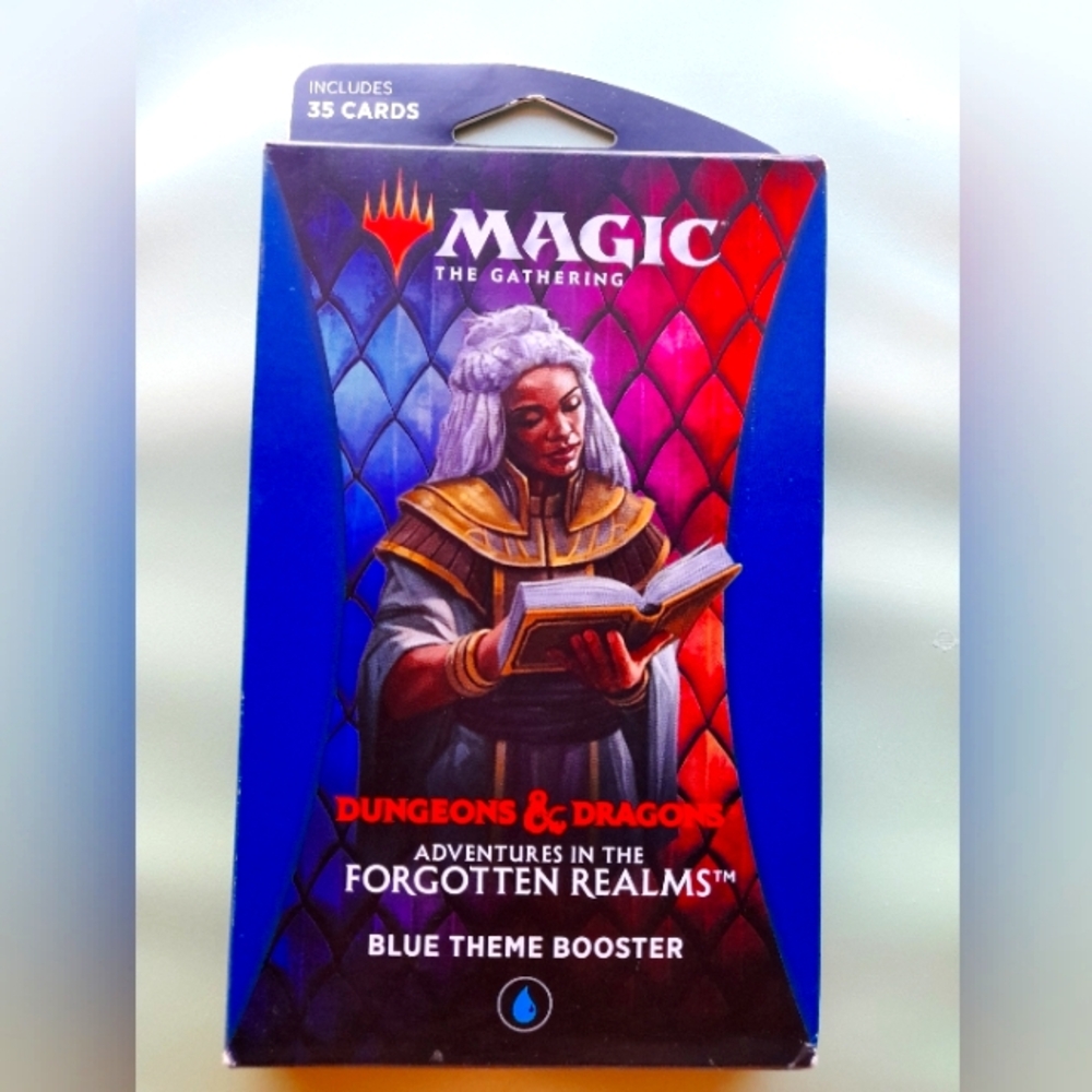 Magic The Gathering Dungeons&Dragons Forgotten Realms Blue Theme Booster